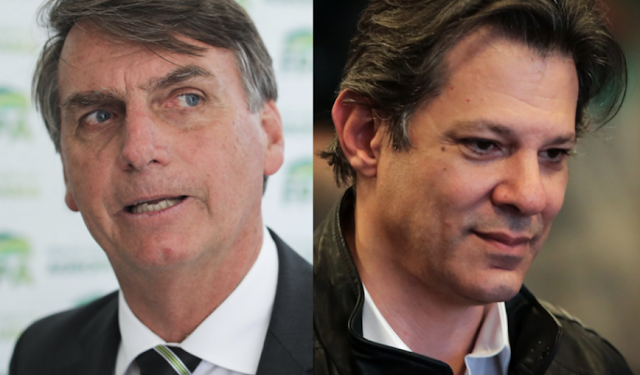 DataFolha: Bolsonaro chega a 32% e Haddad cai para 21%, Ciro tem 11%