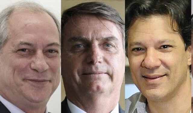 Ibope: Bolsonaro tem 32%, Haddad 23% e Ciro tem 10%